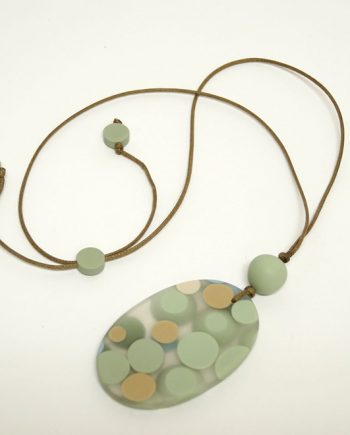 Mint Resin Necklace