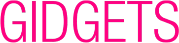 the official logo of Gidgets: Women's Clothing Shop