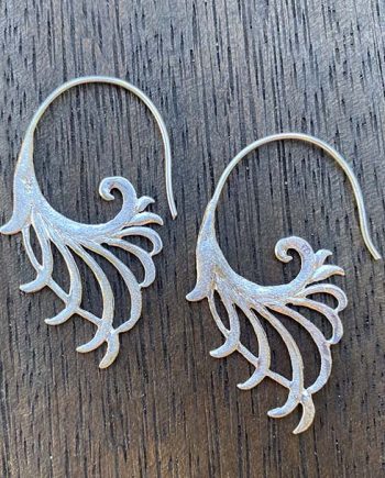 net swirl earrings