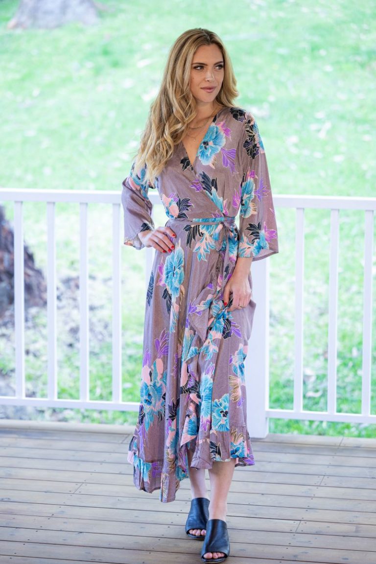 Emi Wrap Dress | Silk Dress | Cienna Designs