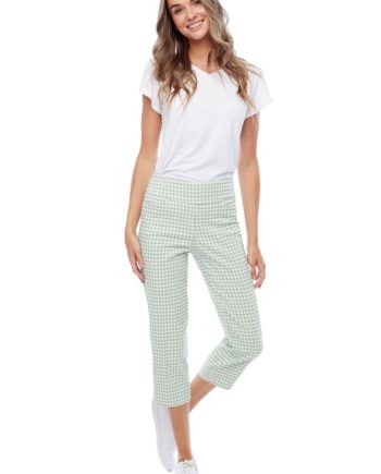 Green Gingham UP pants